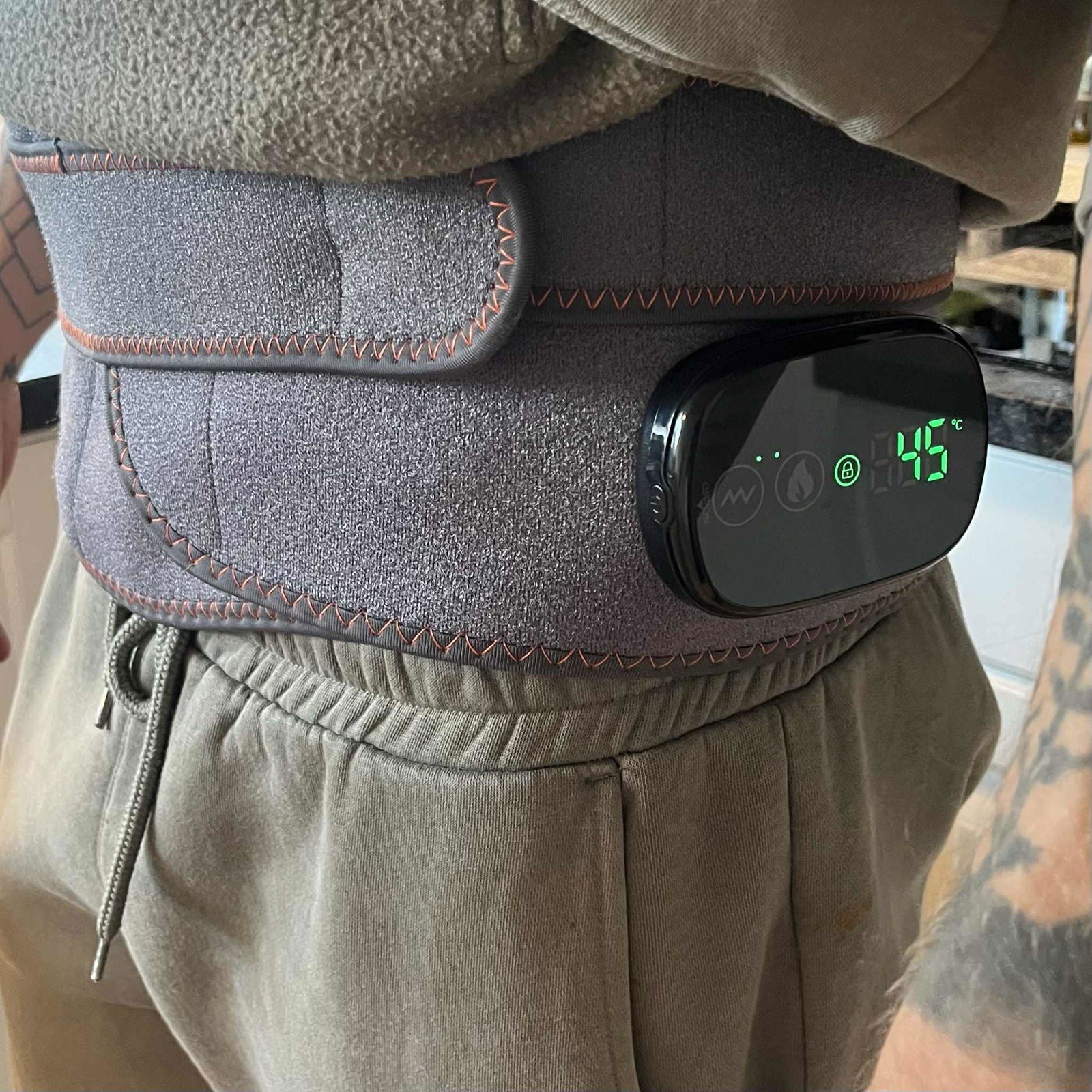 Varmebælte til ryggen og lænden