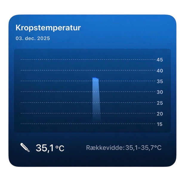 <h4><strong>Måling af kropstemperatur</strong></h4>