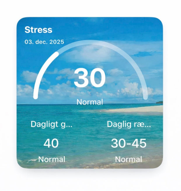 <h4><strong>Stress måling</strong></h4>