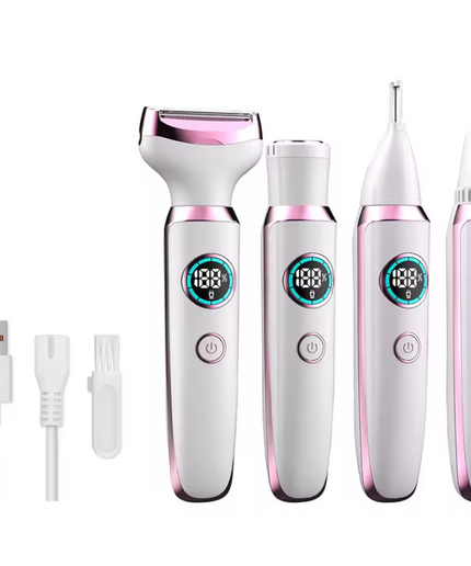 Lady Shaver 4-i-1 Hårfjerner med udskiftelige hoveder